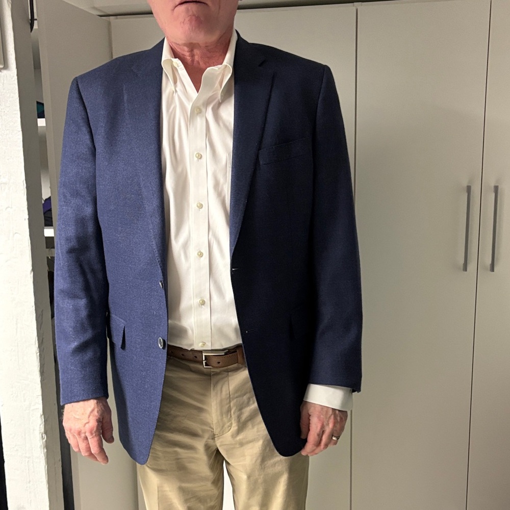 Peter Millar Navy Blue Men's Blazer - Classic Tailored Sport Coat